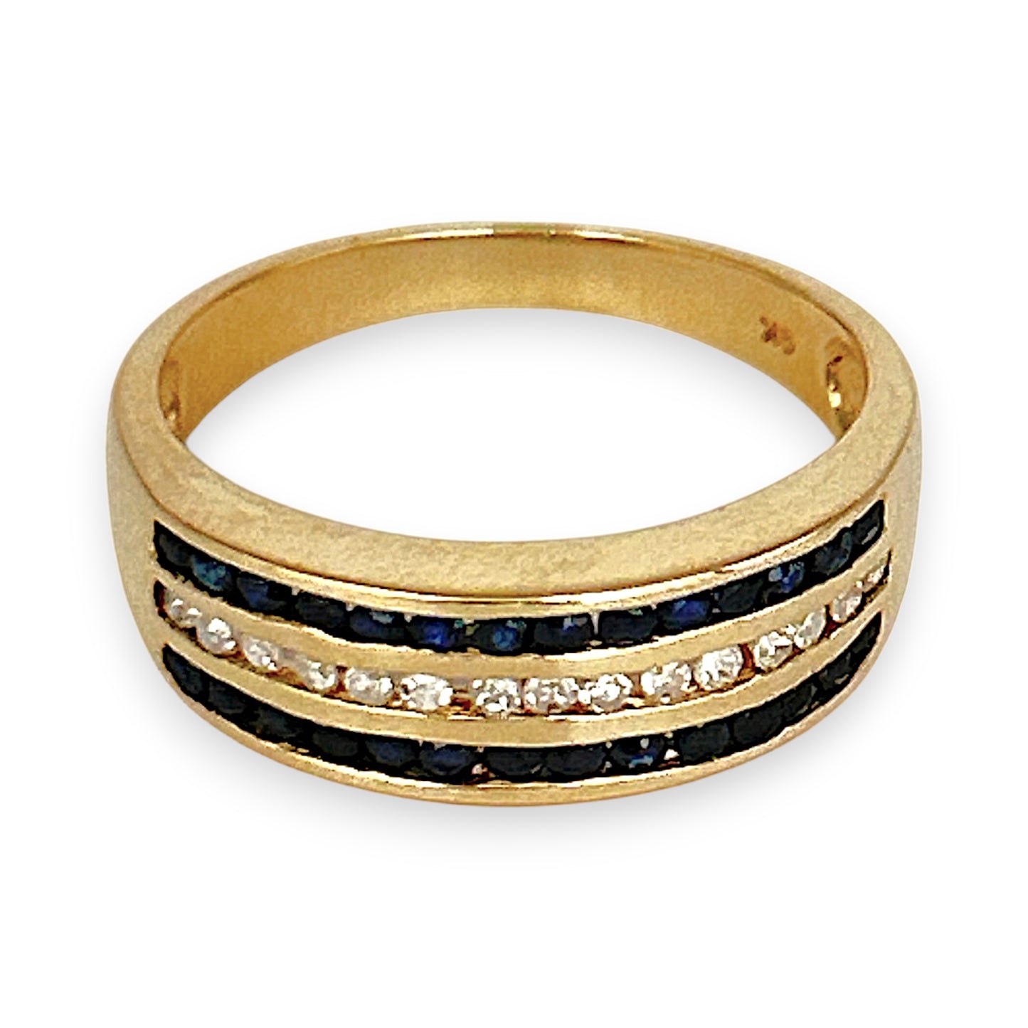 GOLD DEAL | 9kt Gold Midnight Cascade Band Ring