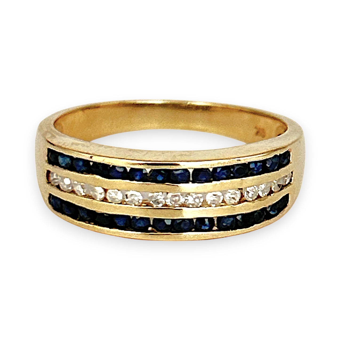 GOLD DEAL | 9kt Gold Midnight Cascade Band Ring