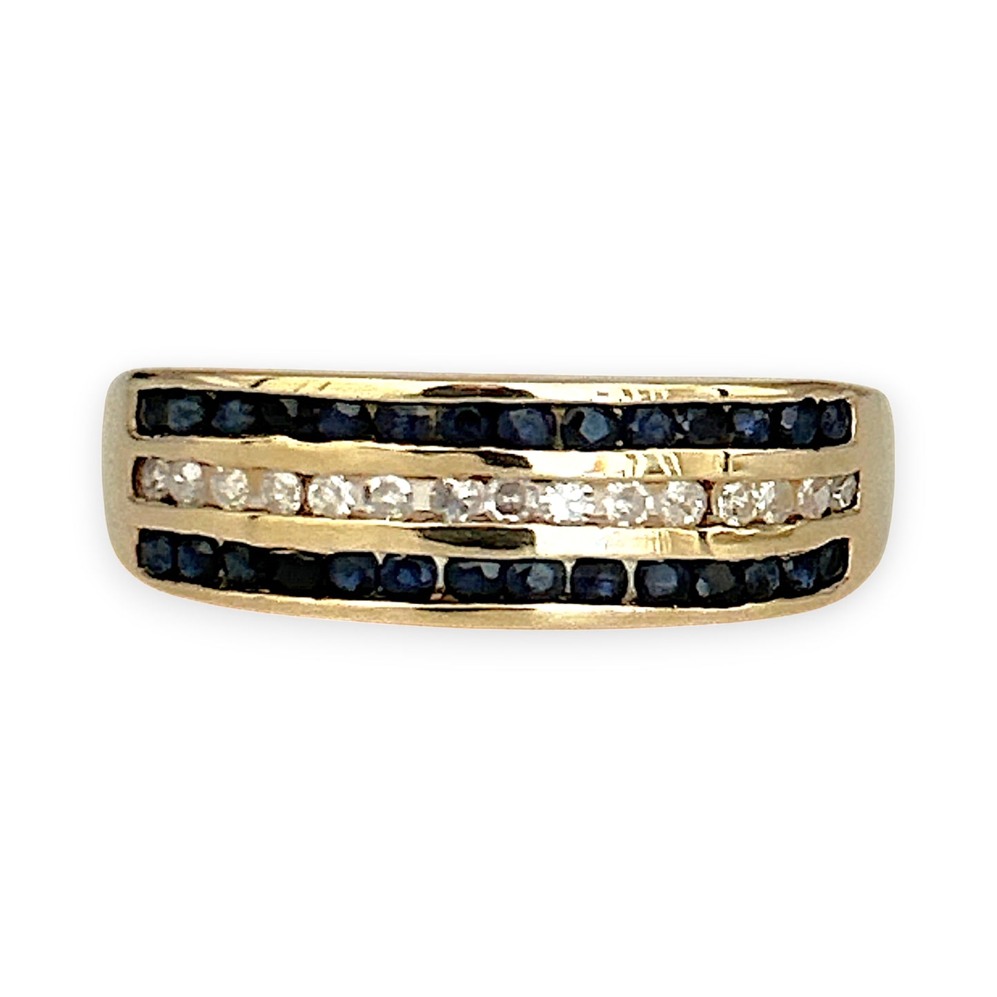 GOLD DEAL | 9kt Gold Midnight Cascade Band Ring
