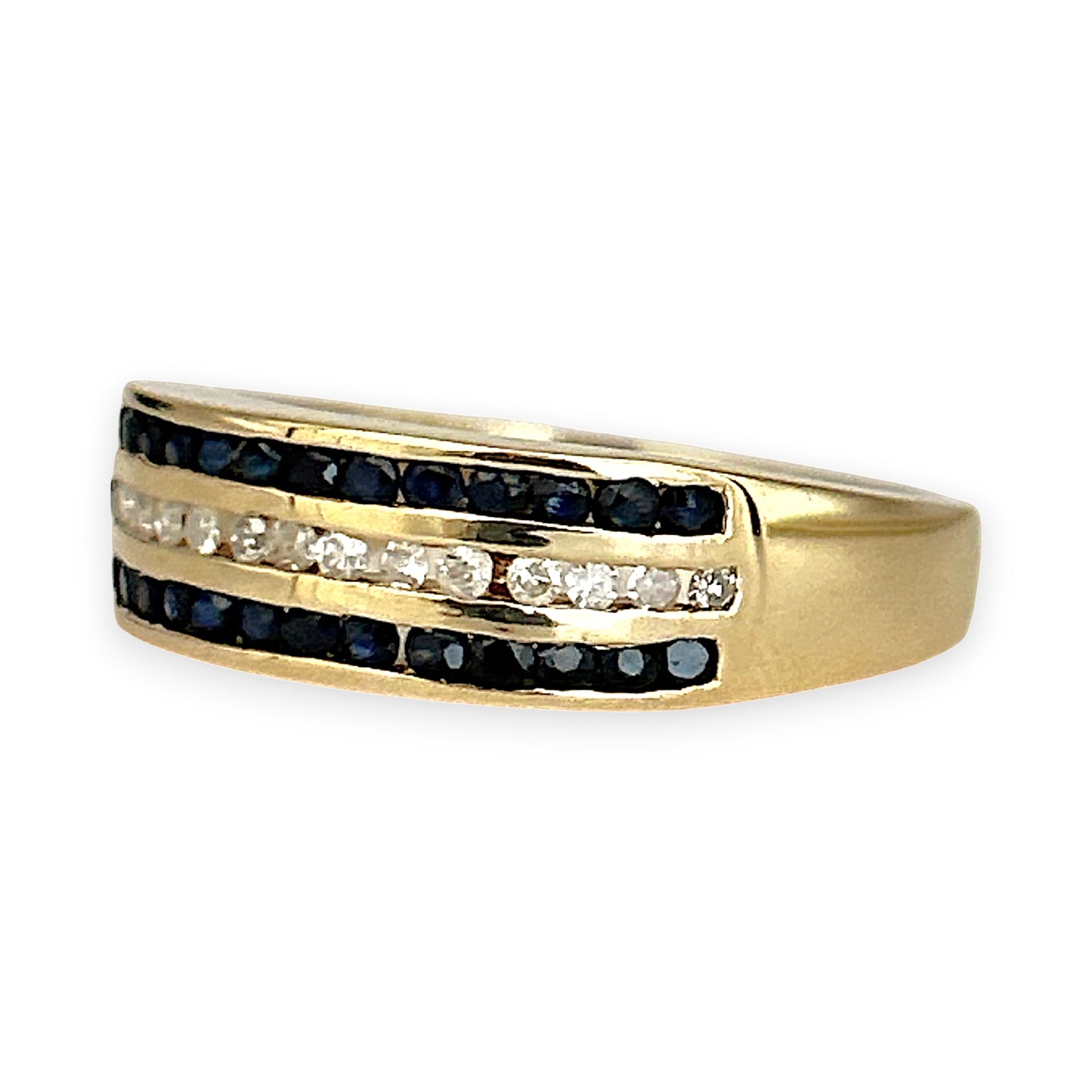 GOLD DEAL | 9kt Gold Midnight Cascade Band Ring