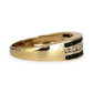 GOLD DEAL | 9kt Gold Midnight Cascade Band Ring