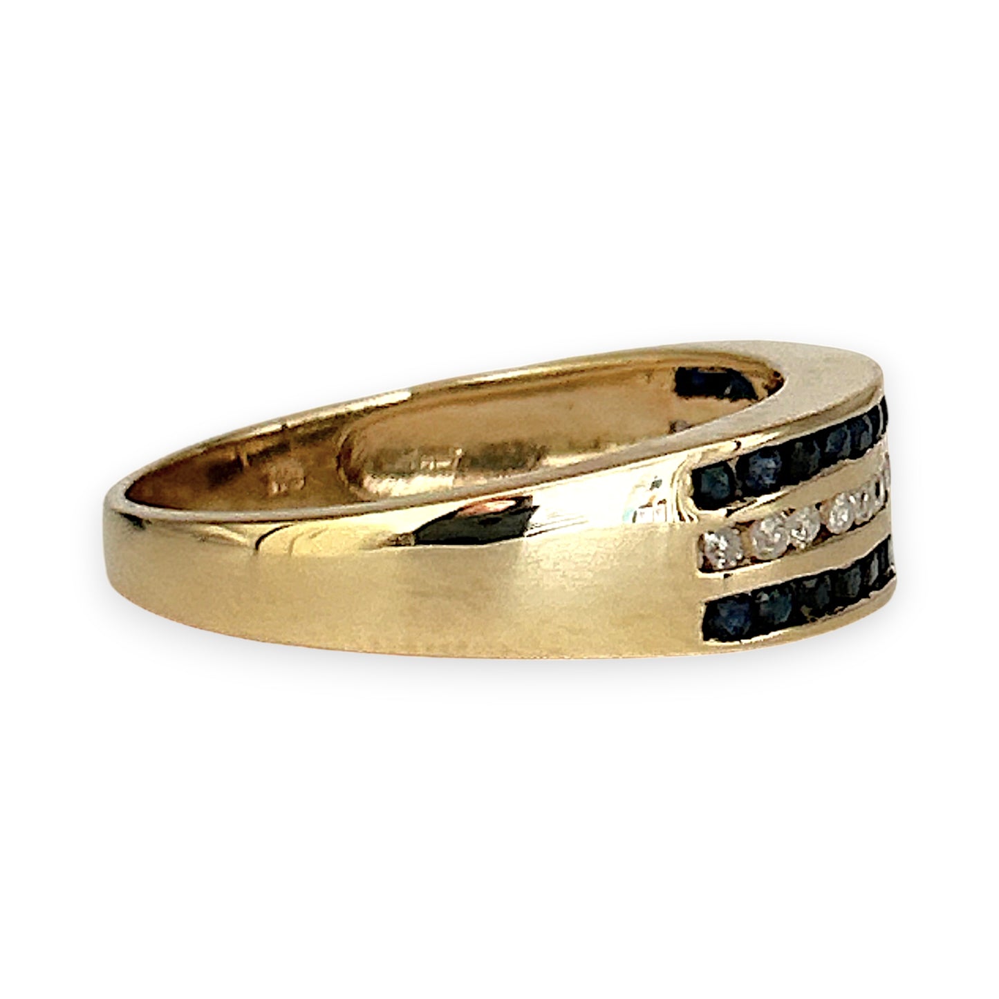 GOLD DEAL | 9kt Gold Midnight Cascade Band Ring