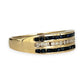 GOLD DEAL | 9kt Gold Midnight Cascade Band Ring