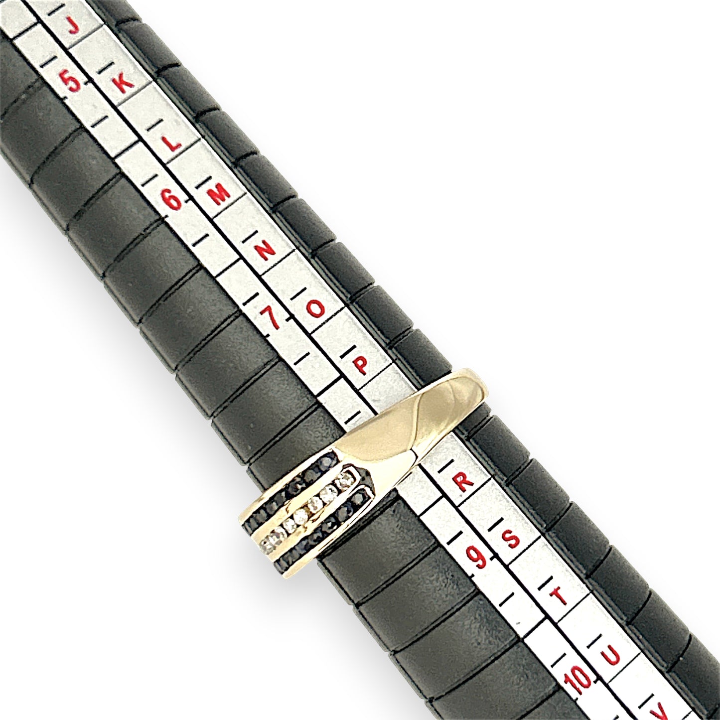 GOLD DEAL | 9kt Gold Midnight Cascade Band Ring