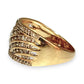10ct Gold Curved Channels 1.29ct Diamond Set Ring Valuation $4,650. R # 246