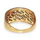 10ct Gold Curved Channels 1.29ct Diamond Set Ring Valuation $4,650. R # 246