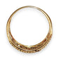10ct Gold Curved Channels 1.29ct Diamond Set Ring Valuation $4,650. R # 246