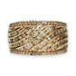 10ct Gold Curved Channels 1.29ct Diamond Set Ring Valuation $4,650. R # 246