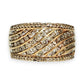 10ct Gold Curved Channels 1.29ct Diamond Set Ring Valuation $4,650. R # 246