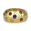 NZGD | 9ct Gold Celestial Harmony Band Ring Valuation $4,000