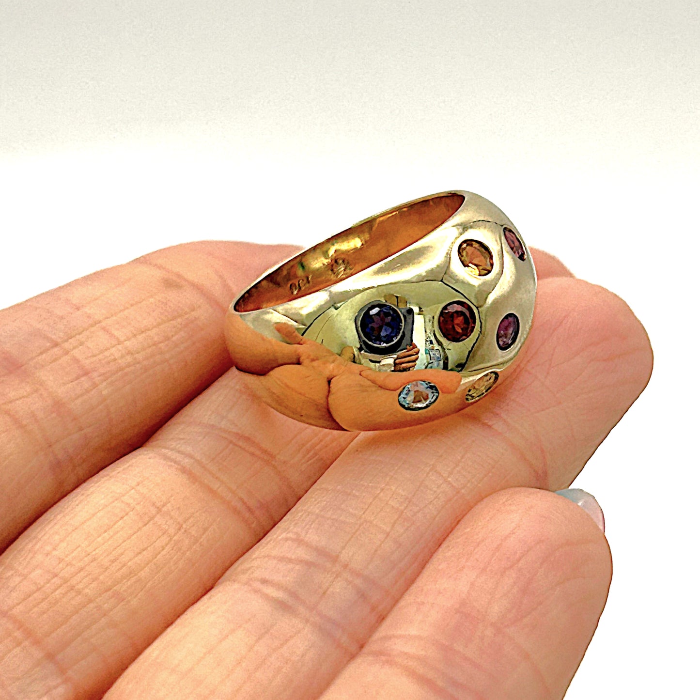 GOLD DEAL | 9kt Gold Celestial Harmony Band Ring Valuation $4,000