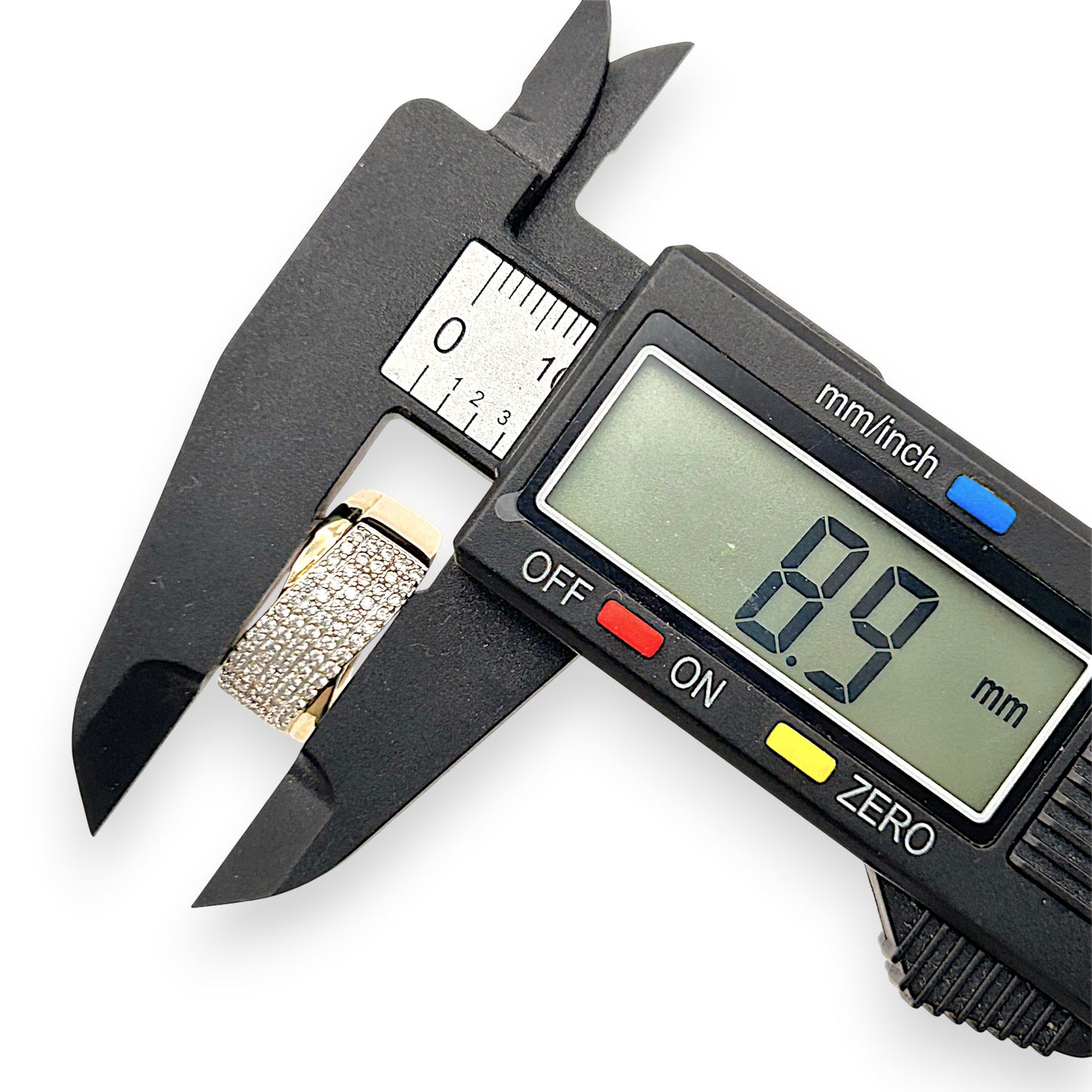 GOLD DEAL | 9kt Gold Swarovski Starlight Wave Ring Valuation $1,750