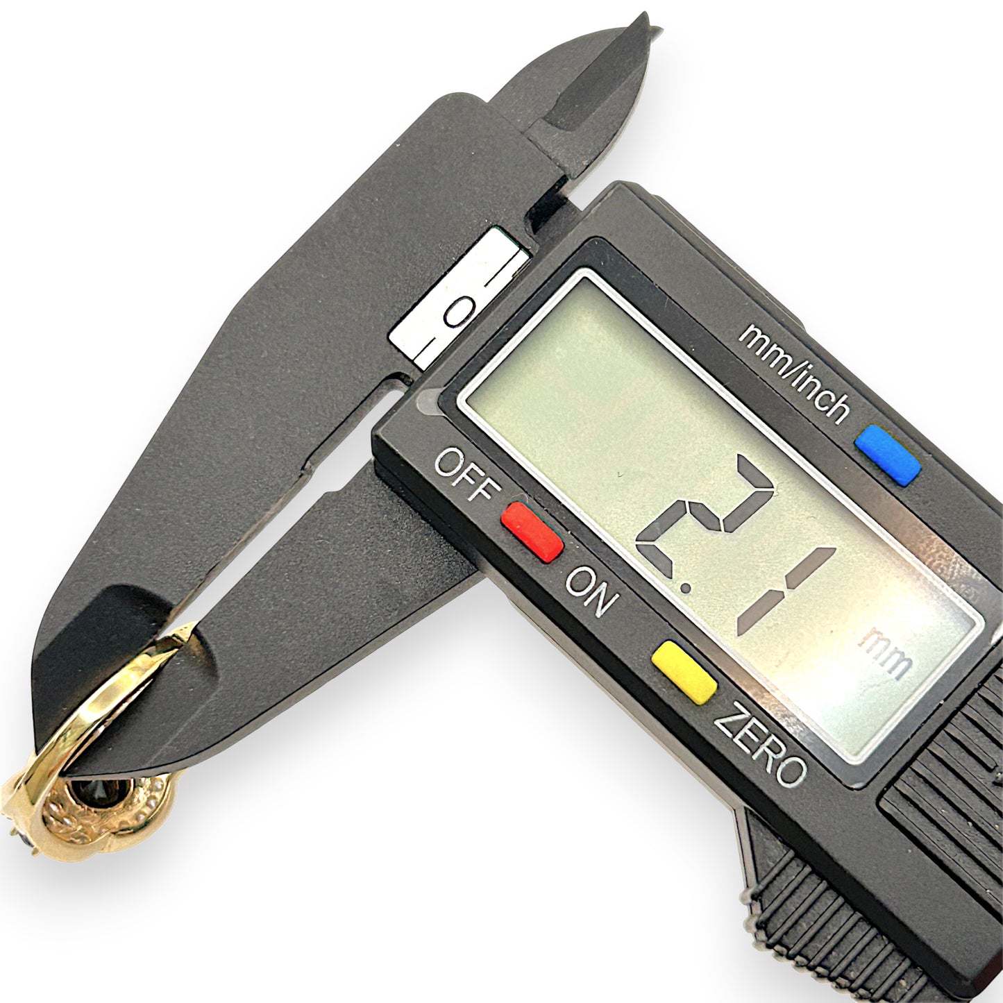 GOLD DEAL | 9kt Gold Noir Halo Elegance Ring Size S