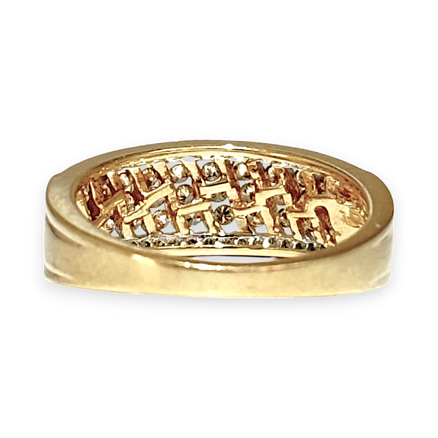 GOLD DEAL | FLASH SALE 10ct (10K) Gold Diamond 0.52ct MHJ Ring. Valuation $2,500