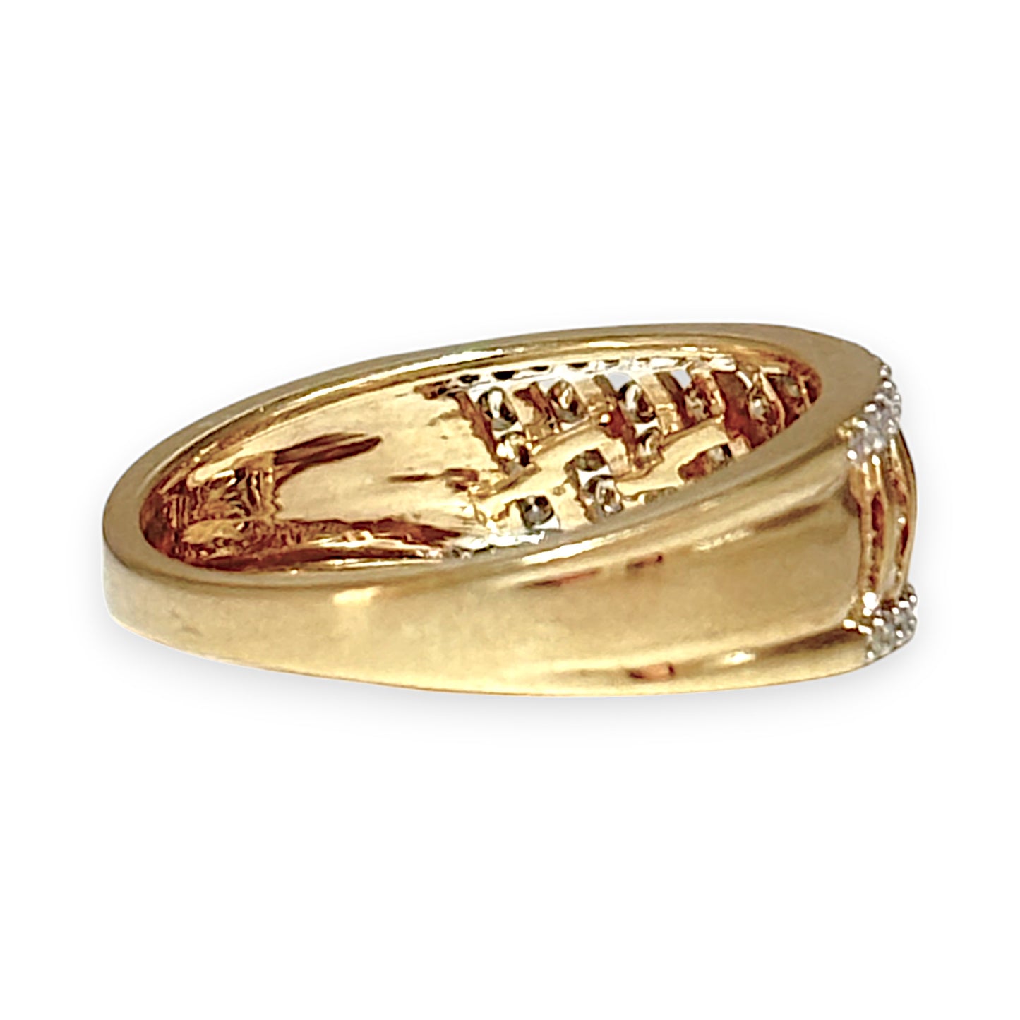 GOLD DEAL | FLASH SALE 10ct (10K) Gold Diamond 0.52ct MHJ Ring. Valuation $2,500