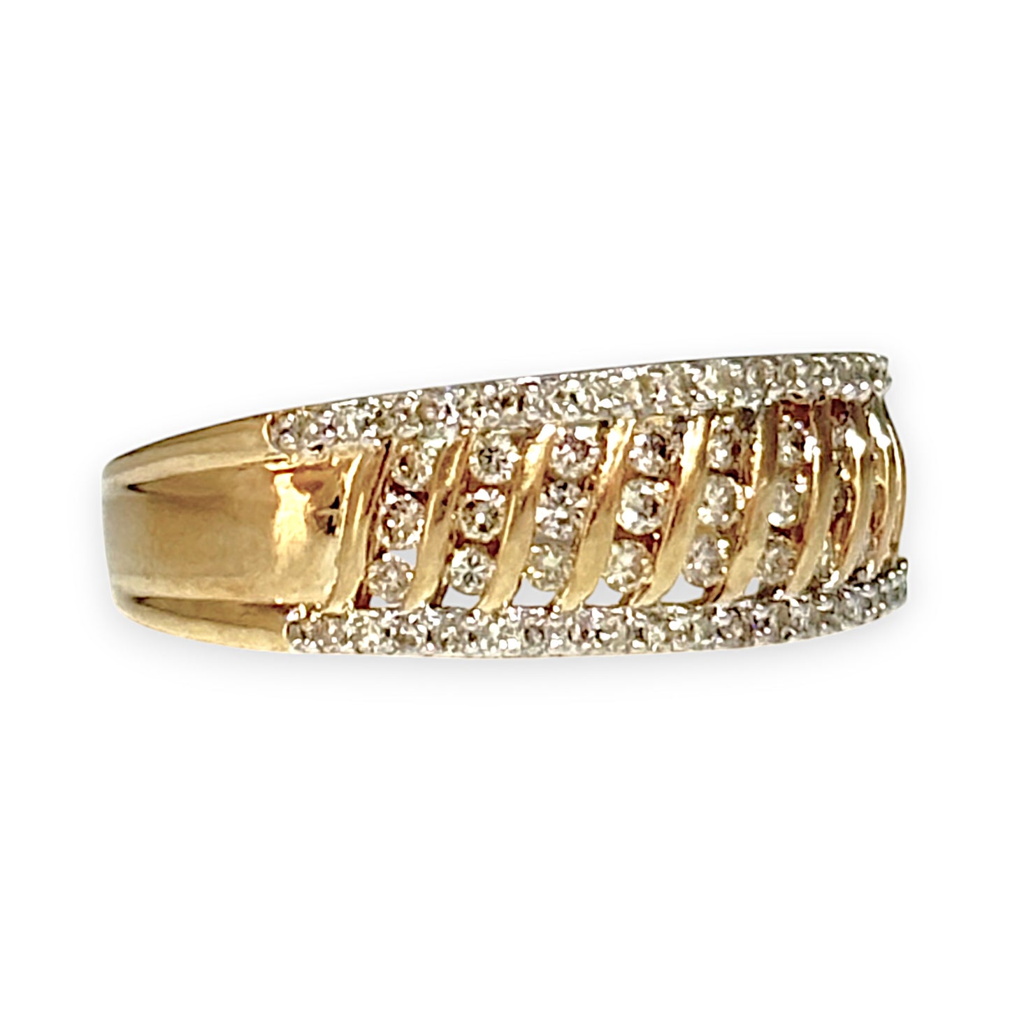 GOLD DEAL | FLASH SALE 10ct (10K) Gold Diamond 0.52ct MHJ Ring. Valuation $2,500