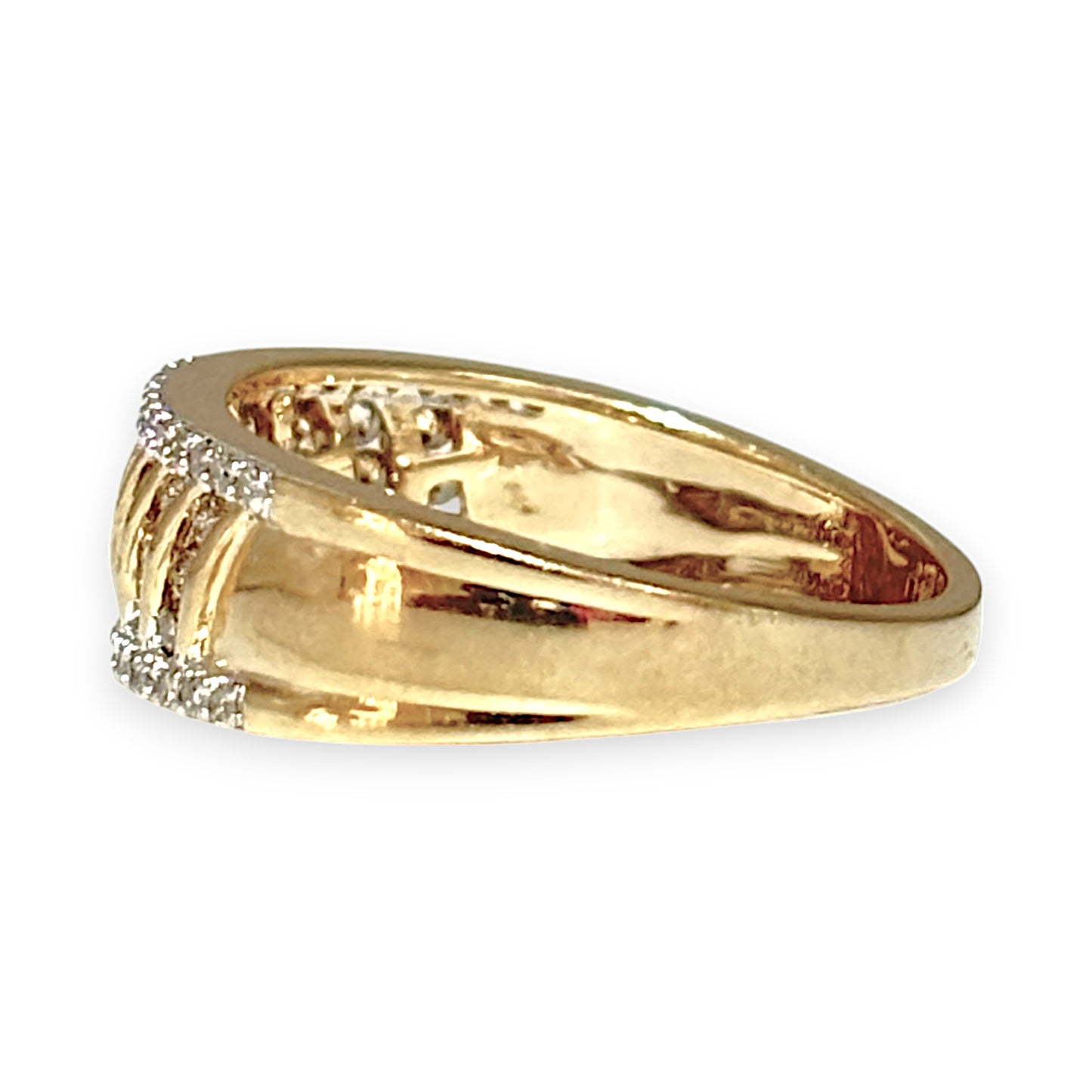 GOLD DEAL | FLASH SALE 10ct (10K) Gold Diamond 0.52ct MHJ Ring. Valuation $2,500