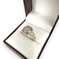NZGD | 9ct Gold Halo of Morning Light Ring Size O