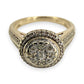 NZGD | 9ct Gold Halo of Morning Light Ring Size O