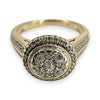 NZGD | 9ct Gold Halo of Morning Light Ring Size O