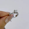 NZGD | 18ct White Gold Luminous Quad Diamond Ring Valuation $4,560