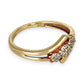 10K Gold Michael Hill Diamonds Ring Size N. R # 248