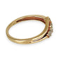 10K Gold Michael Hill Diamonds Ring Size N. R # 248