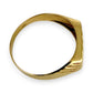 NZGD| 9ct Gold Minimalist Diamond Band Ring Size U