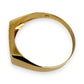 NZGD| 9ct Gold Minimalist Diamond Band Ring Size U