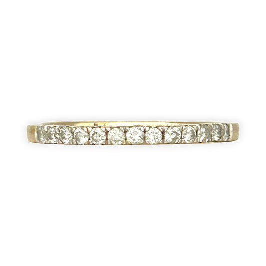 10K Gold Michael Hill Diamond 0.26ct Band Size S. R # 250