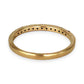 10K Gold Michael Hill Diamond 0.26ct Band Size S. R # 250