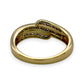 NZGD| 9ct Gold Aurelia Crossover Ring Size M