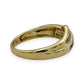 NZGD| 9ct Gold Aurelia Crossover Ring Size M