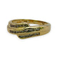 NZGD| 9ct Gold Aurelia Crossover Ring Size M