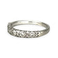 GOLD DEAL | 10ct (10K) White Gold MHJ Diamond Ring Size P