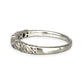 GOLD DEAL | 10ct (10K) White Gold MHJ Diamond Ring Size P