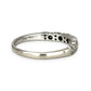 GOLD DEAL | 10ct (10K) White Gold MHJ Diamond Ring Size P