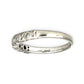 GOLD DEAL | 10ct (10K) White Gold MHJ Diamond Ring Size P