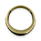 NZGD | 9ct Gold Two‑Row Brilliant Stone Elegance Ring Size N