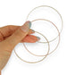 NZGD | 9ct Y/W/R Gold Triluna Harmony Bangle Set-Refurbished, 65.2mm