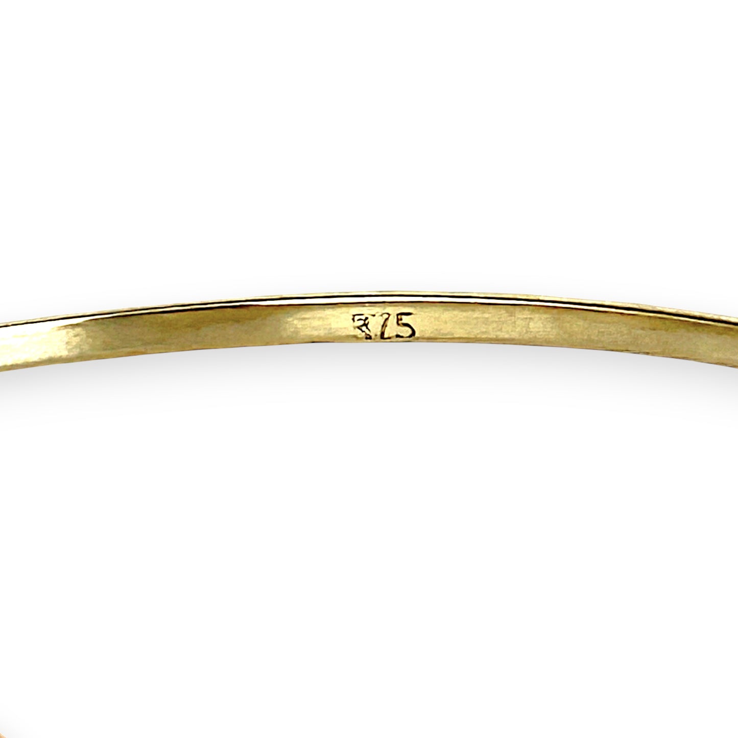 NZGD | 9ct Y/W/R Gold Triluna Harmony Bangle Set-Refurbished, 65.2mm