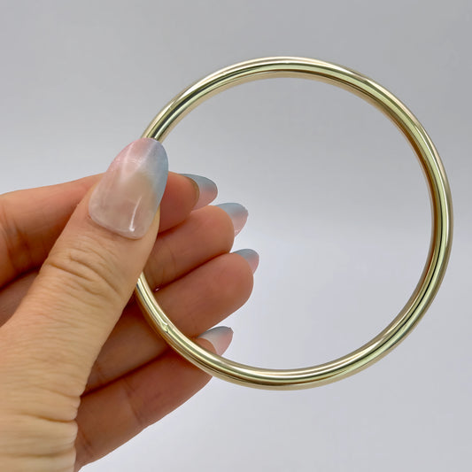 GOLD DEAL | 9kt Gold  Zen Circle Bangle 65.1mm