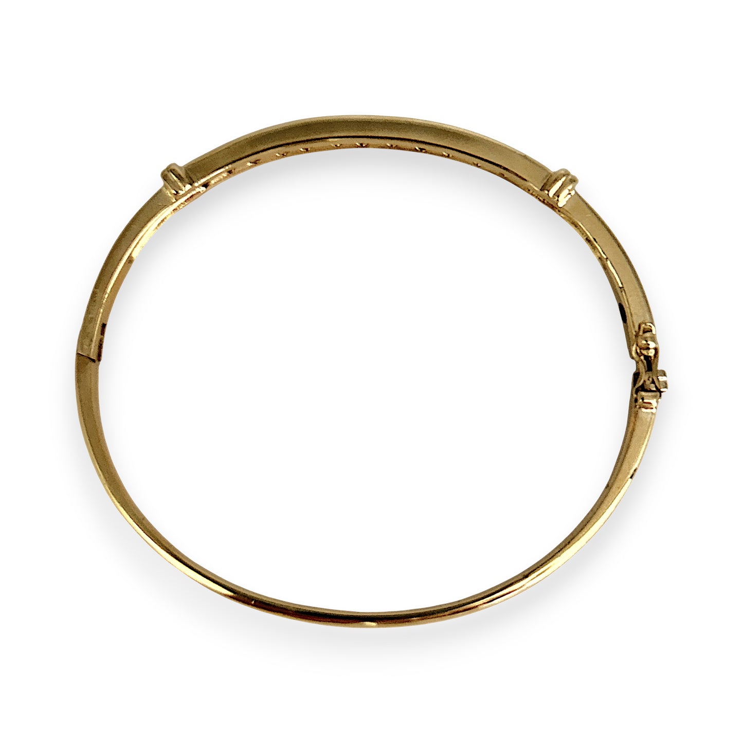 GOLD DEAL | 9kt Gold Midnight Harmony Bangle 59.1mm
