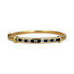 GOLD DEAL | 9kt Gold Midnight Harmony Bangle 59.1mm