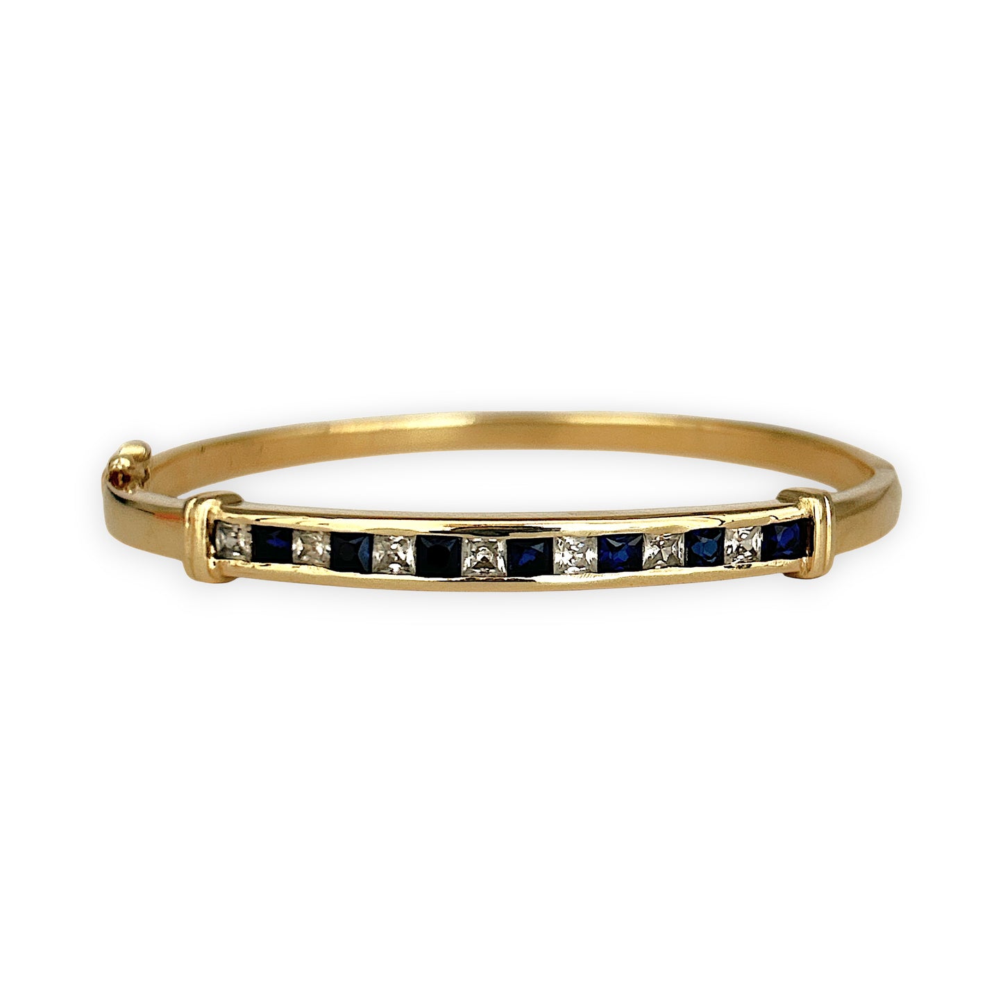 GOLD DEAL | 9kt Gold Midnight Harmony Bangle 59.1mm