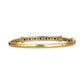 GOLD DEAL | 9kt Gold Midnight Harmony Bangle 59.1mm