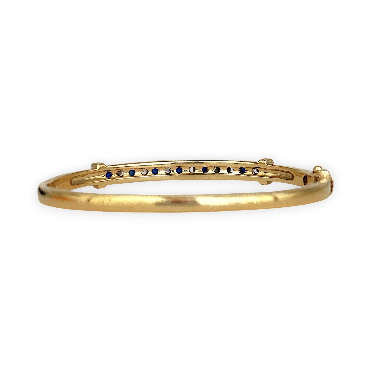 GOLD DEAL | 9kt Gold Midnight Harmony Bangle 59.1mm