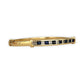 GOLD DEAL | 9kt Gold Midnight Harmony Bangle 59.1mm
