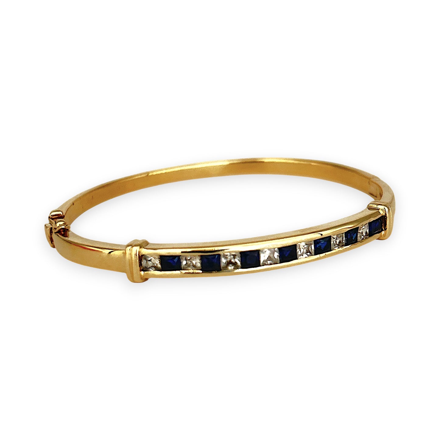 GOLD DEAL | 9kt Gold Midnight Harmony Bangle 59.1mm