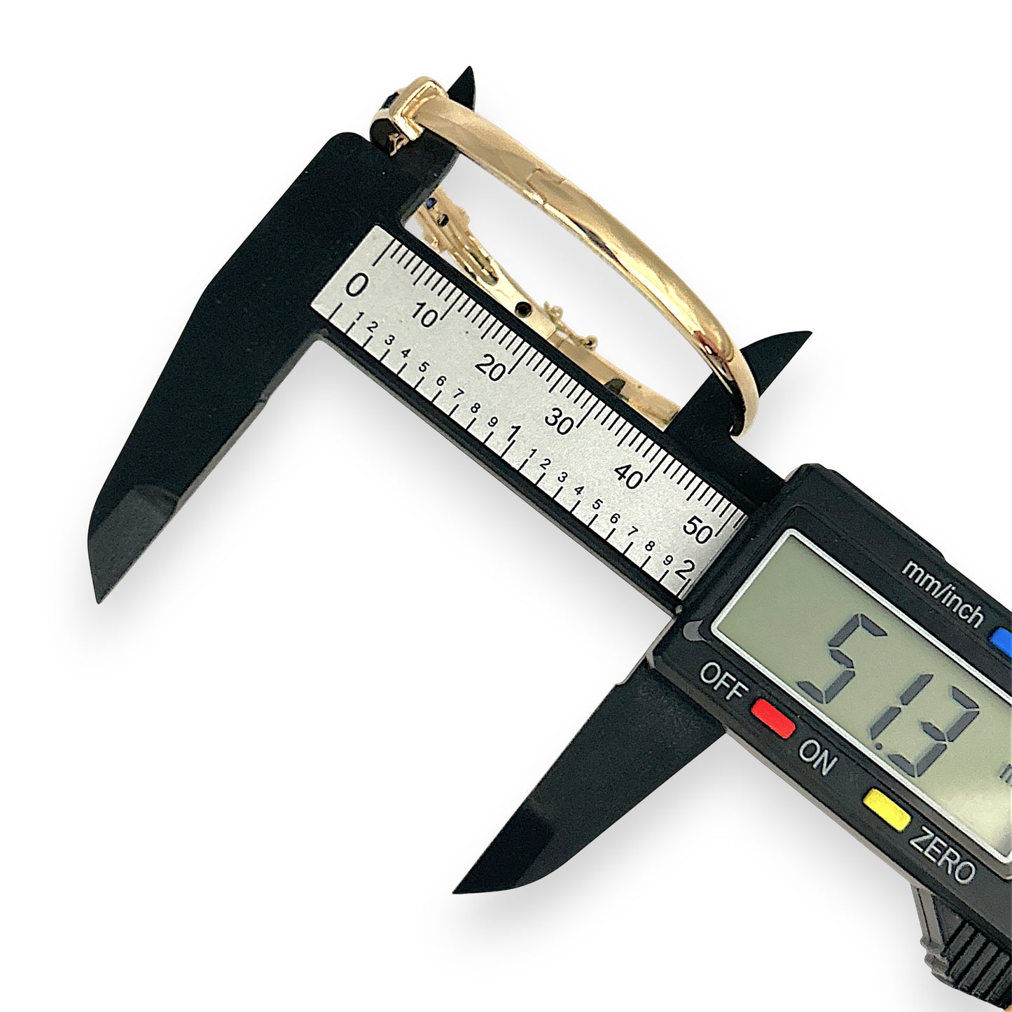 GOLD DEAL | 9kt Gold Midnight Harmony Bangle 59.1mm